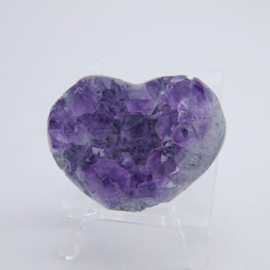 Uruguay Amethyst Druzy Heart - 89g - Luna Panther