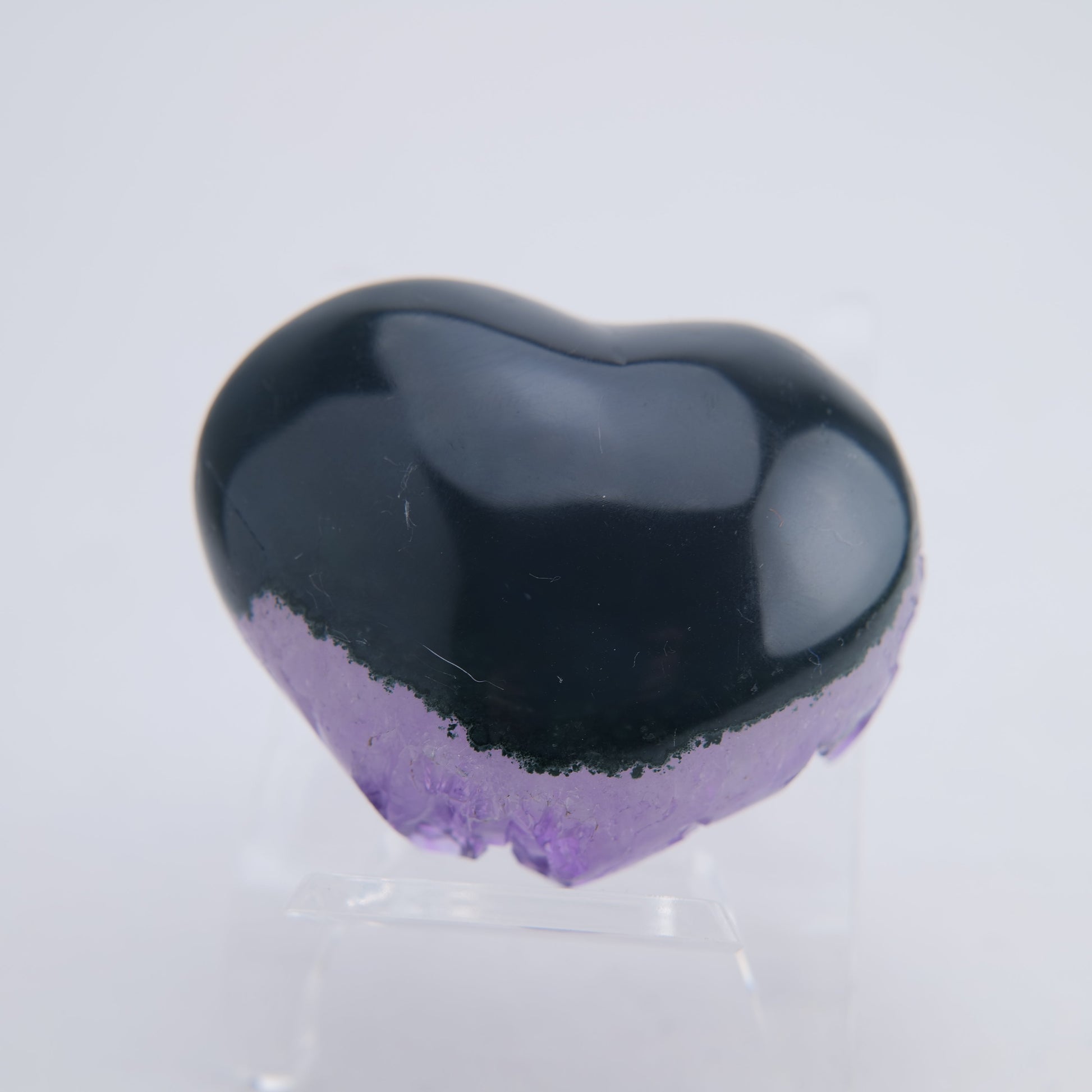 Uruguay Amethyst Druzy Heart - 89g - Luna Panther