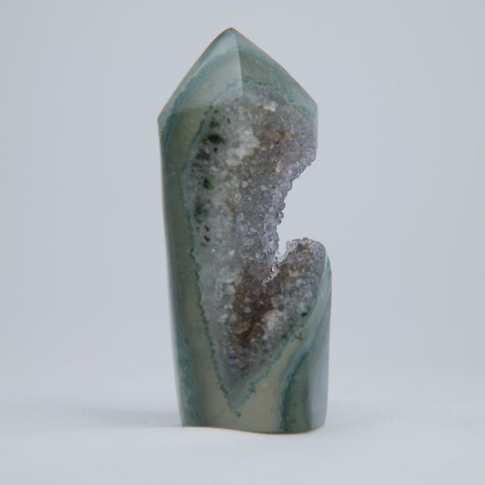 Uruguay Amethyst Druzy Point - 217g - Luna Panther alternate view