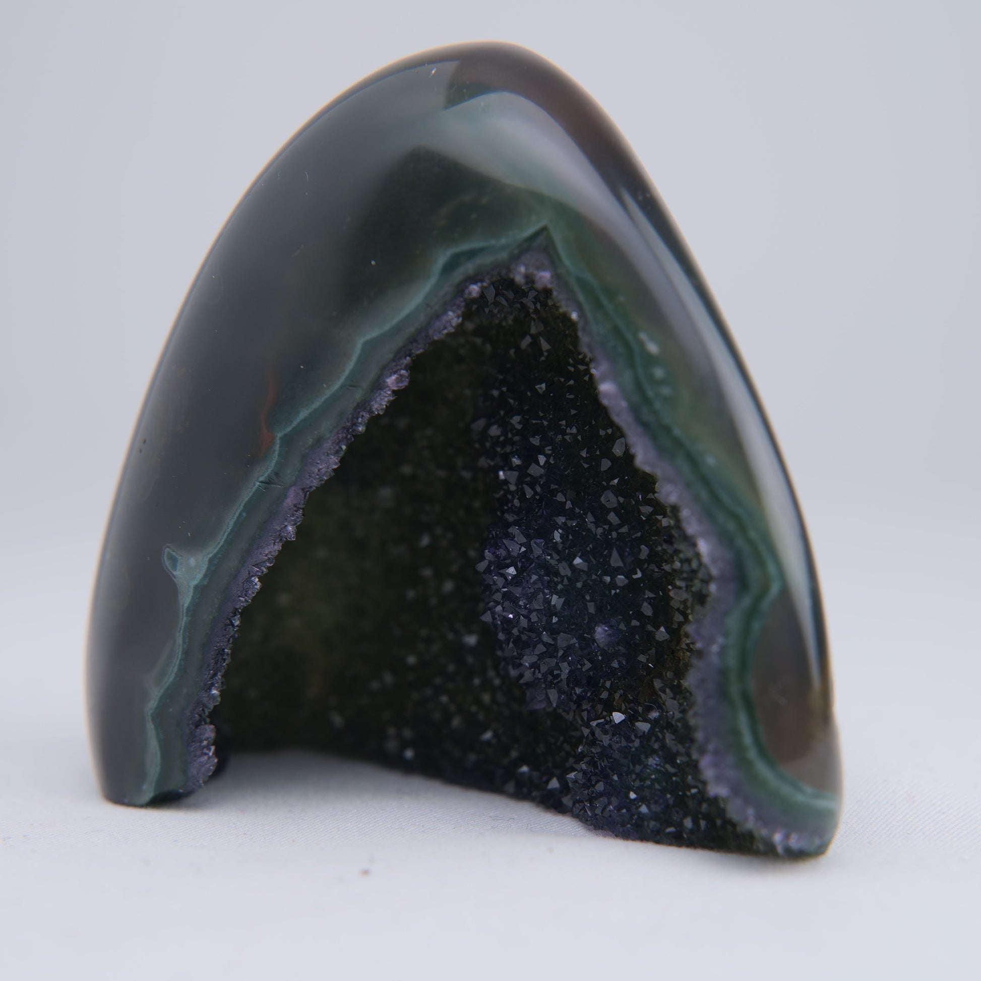 Uruguay Druzy Agate Freeform - 123g - Luna Panther