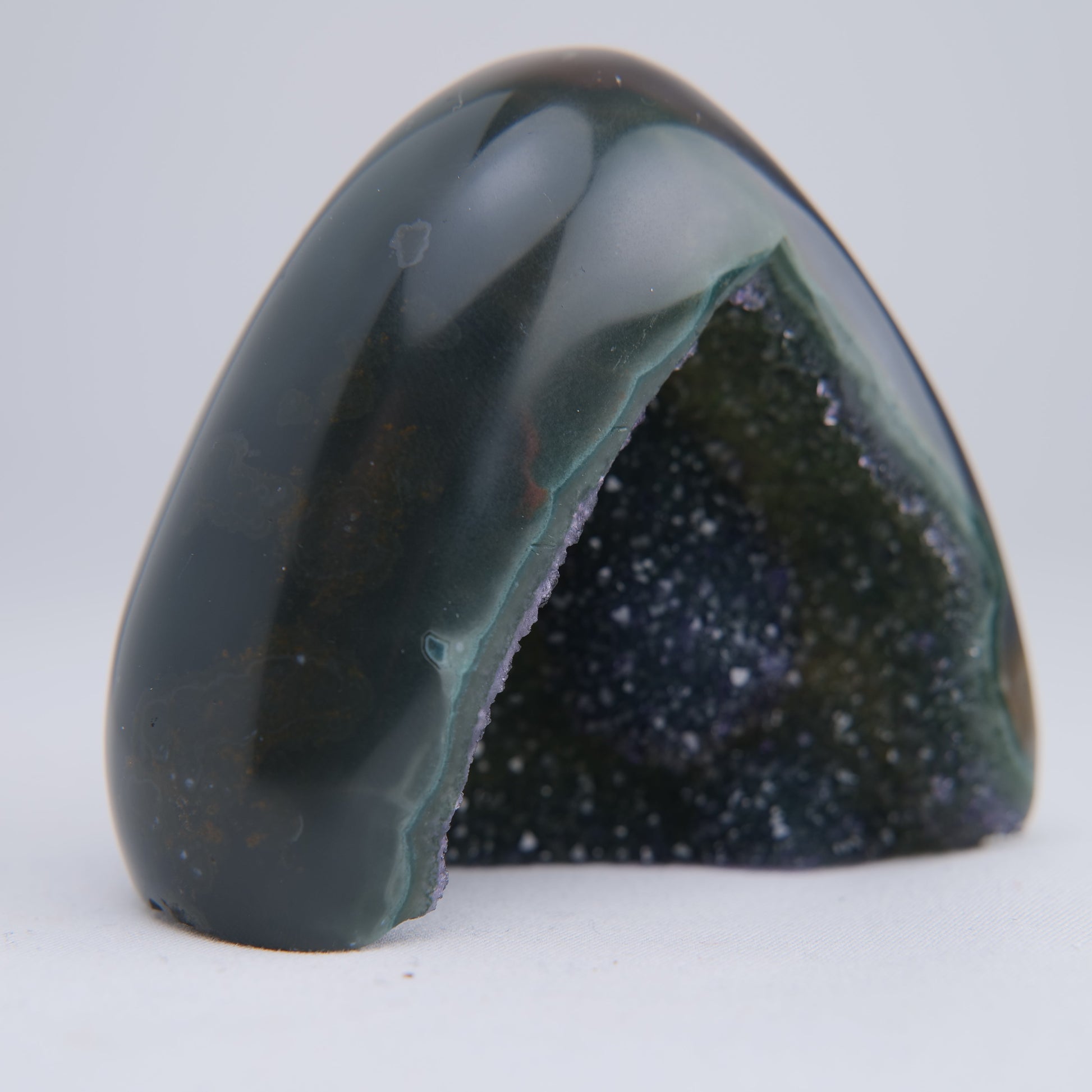Uruguay Druzy Agate Freeform - 123g - Luna Panther