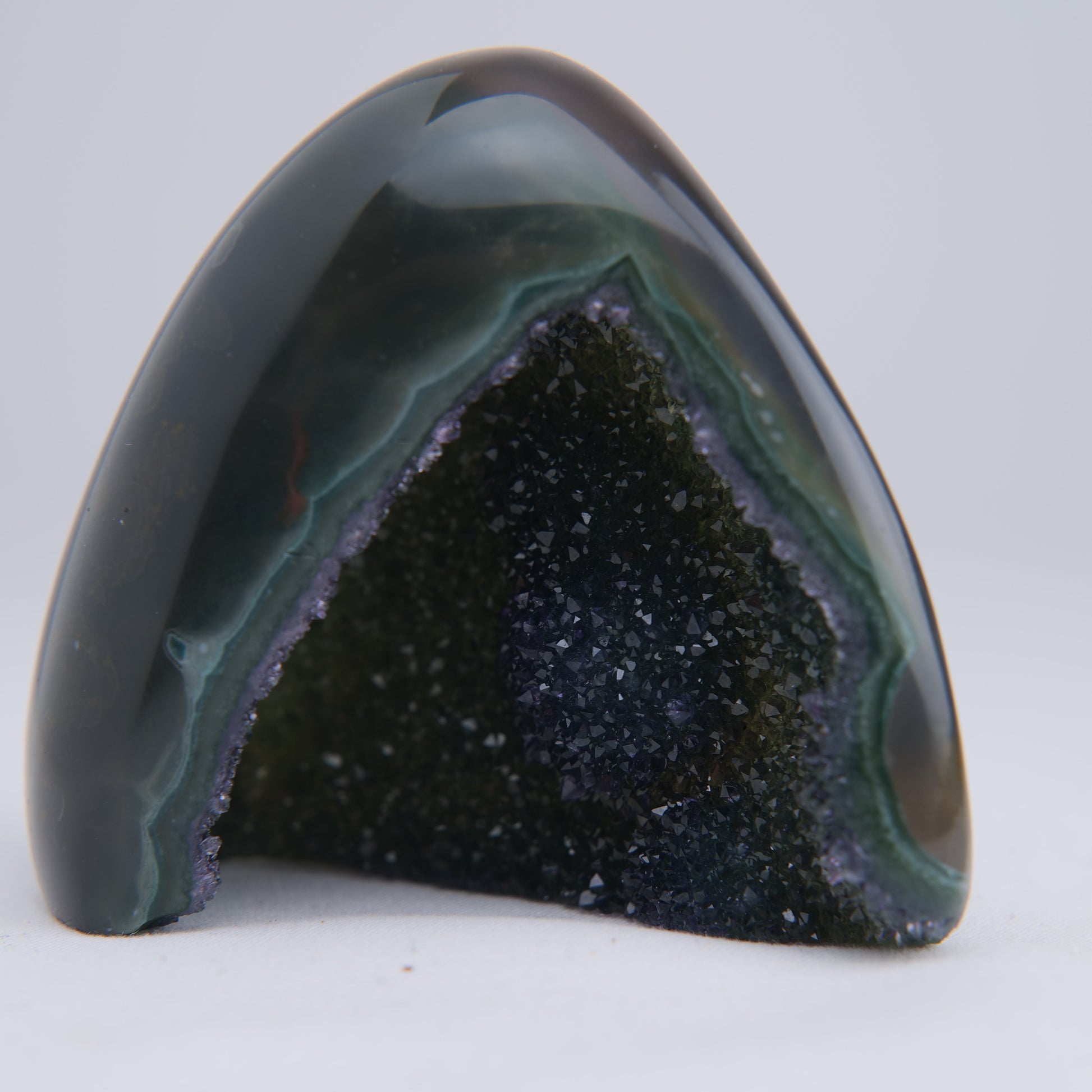 Uruguay Druzy Agate Freeform - 123g - Luna Panther