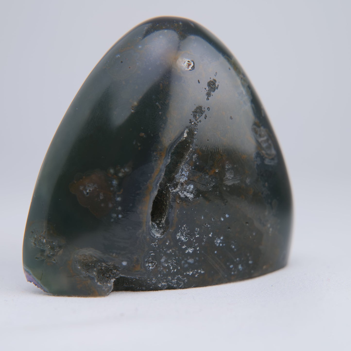 Uruguay Druzy Agate Freeform - 123g - Luna Panther