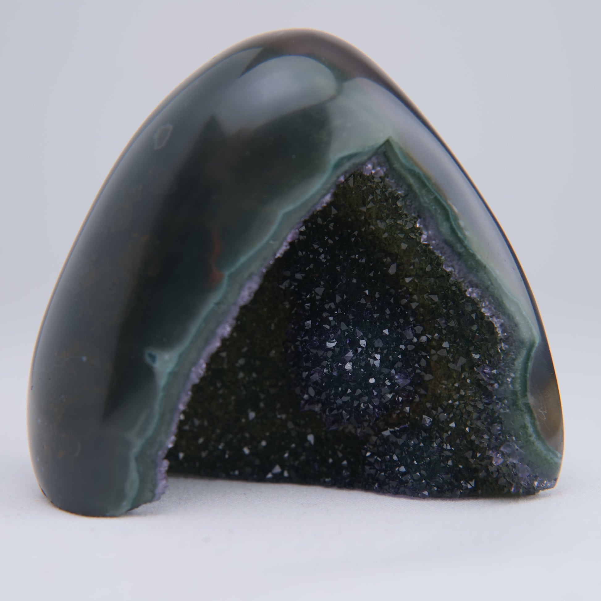 Uruguay Druzy Agate Freeform - 123g - Luna Panther