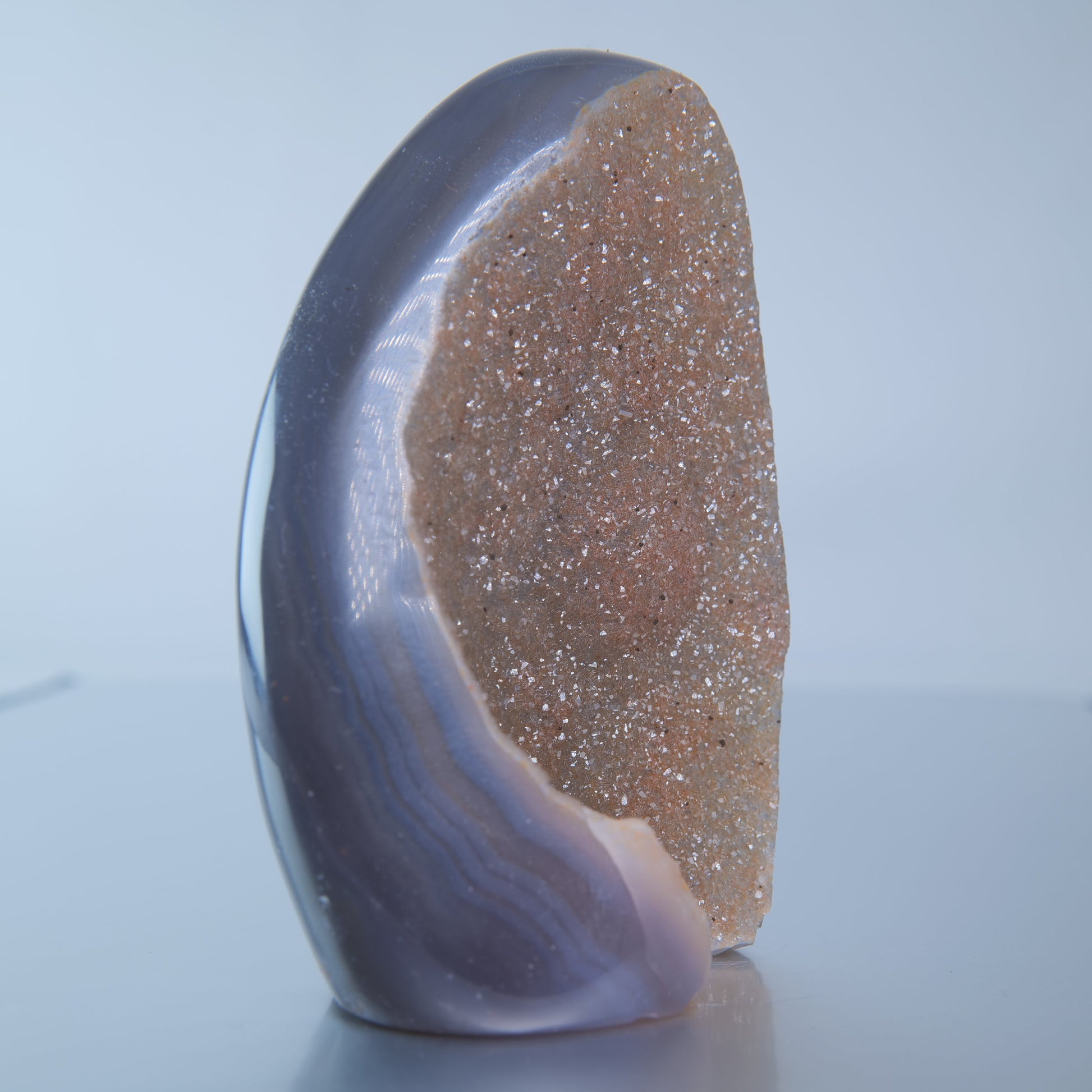 Uruguay Druzy Agate Freeform - 191g - Luna Panther