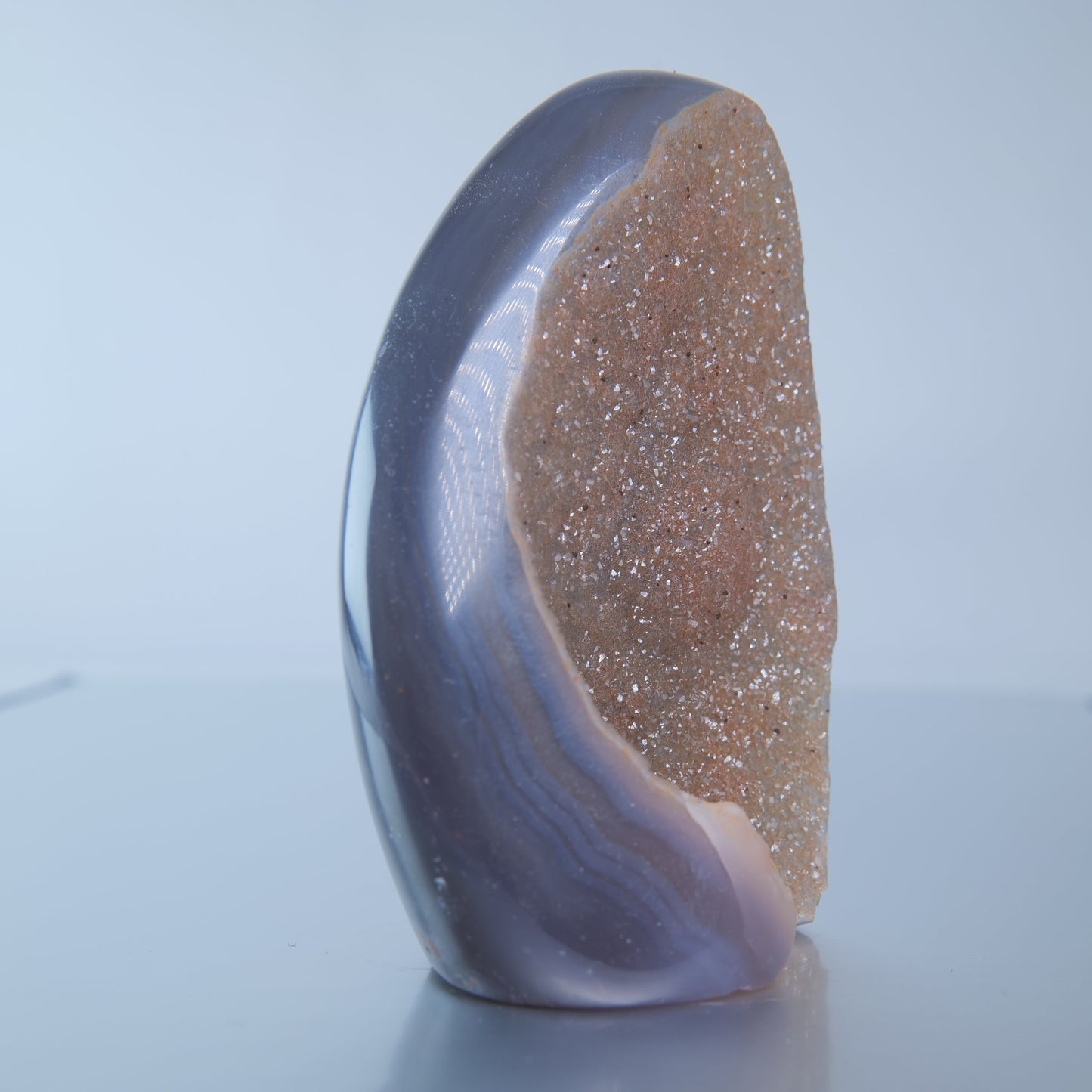 Uruguay Druzy Agate Freeform - 191g - Luna Panther