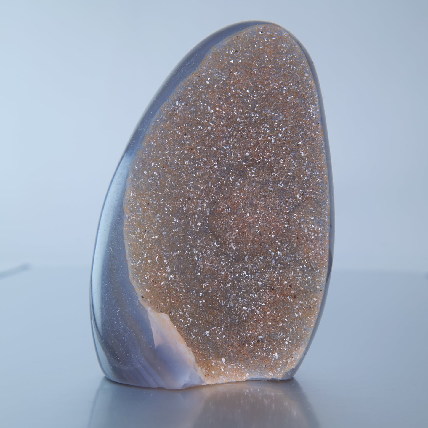 Uruguay Druzy Agate Freeform - 191g - Luna Panther