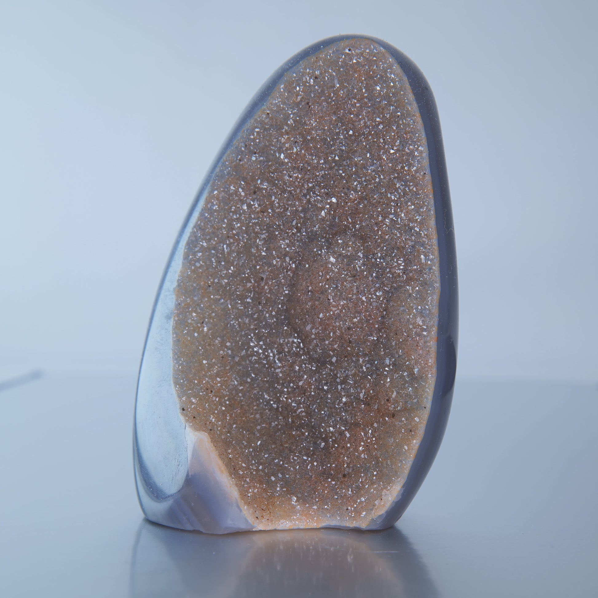Uruguay Druzy Agate Freeform - 191g - Luna Panther