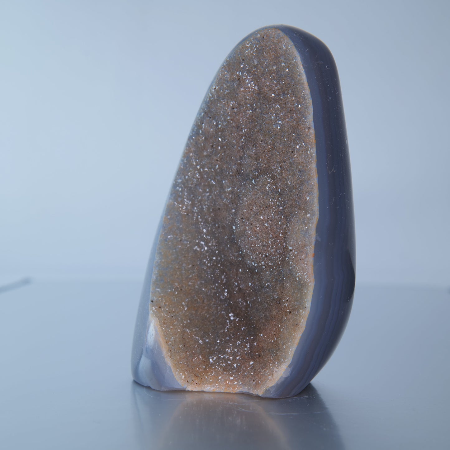 Uruguay Druzy Agate Freeform - 191g - Luna Panther