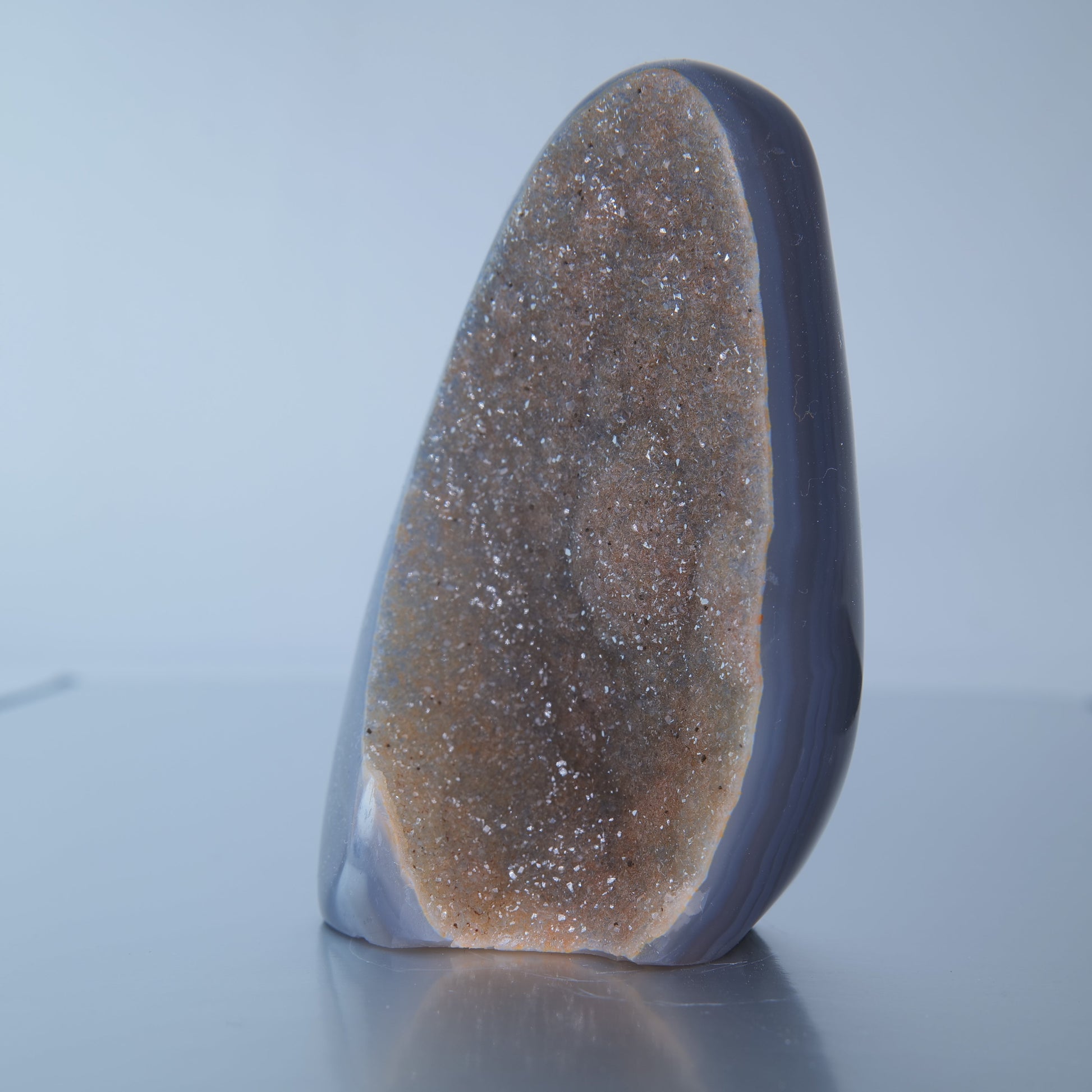 Uruguay Druzy Agate Freeform - 191g - Luna Panther