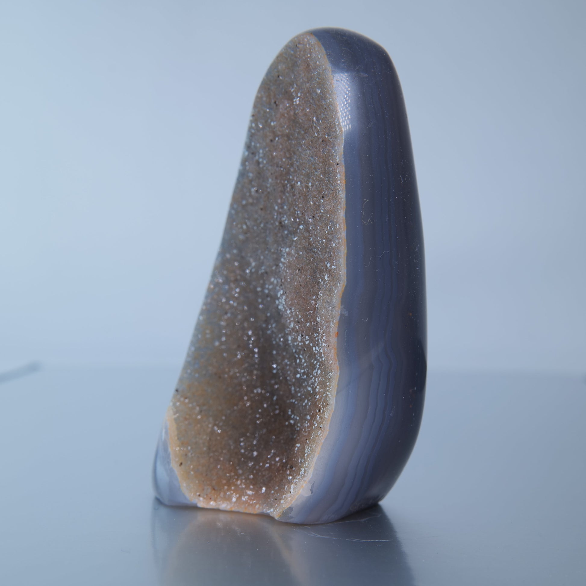 Uruguay Druzy Agate Freeform - 191g - Luna Panther
