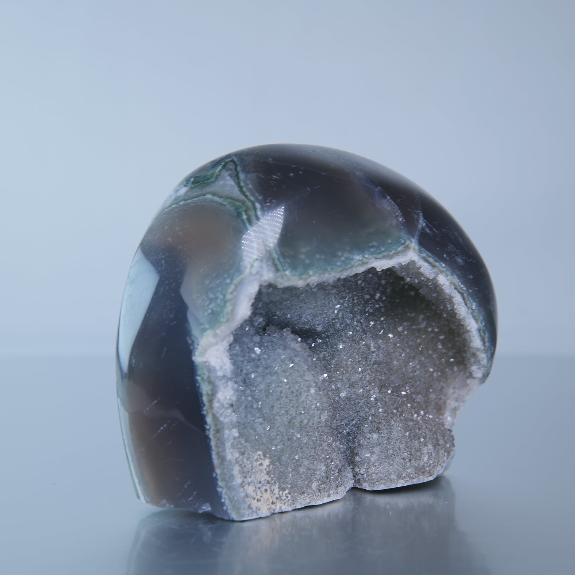 Uruguay Druzy Agate Freeform - 193g - Luna Panther