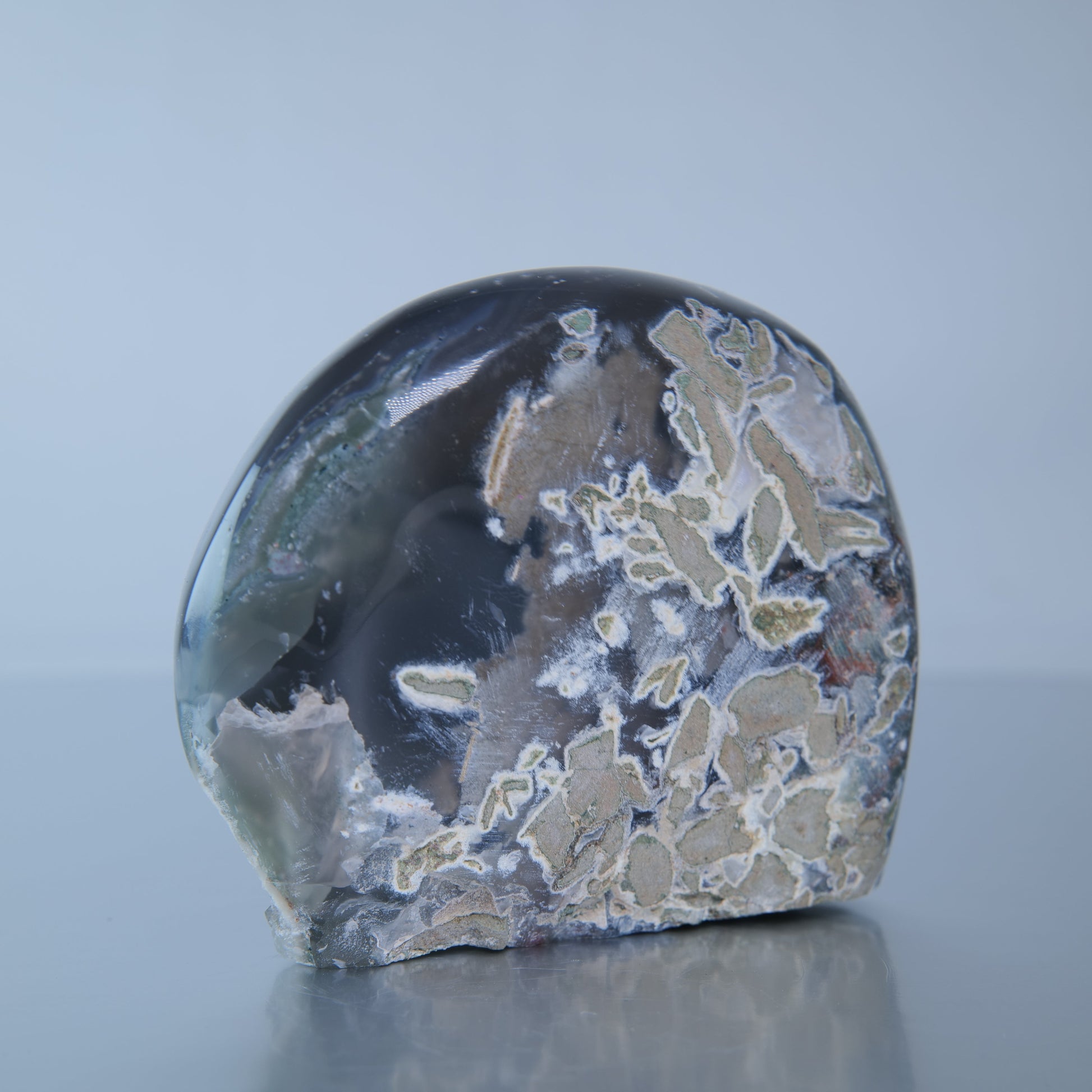 Uruguay Druzy Agate Freeform - 193g - Luna Panther