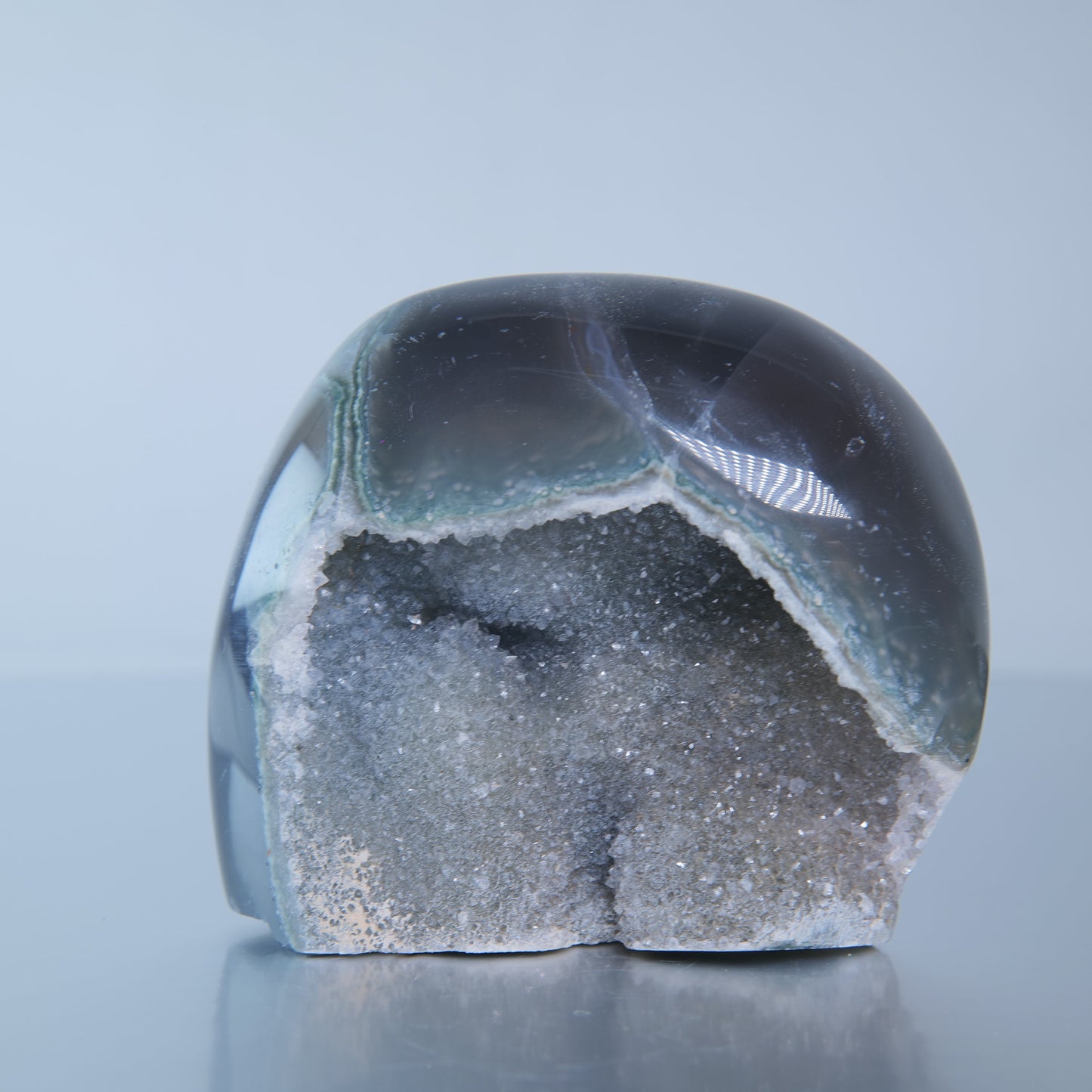 Uruguay Druzy Agate Freeform - 193g - Luna Panther