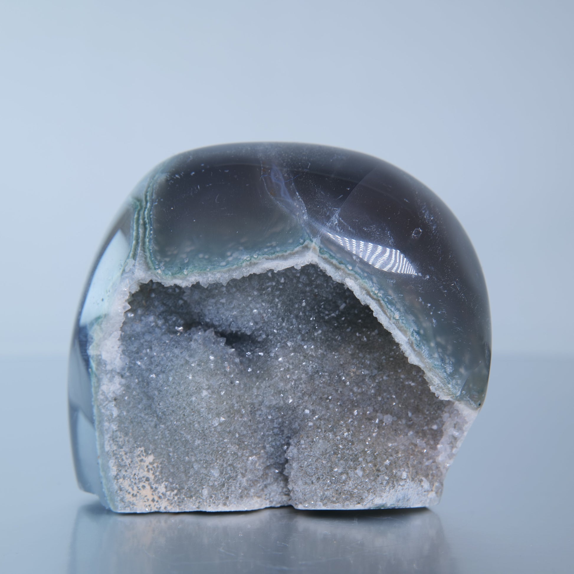 Uruguay Druzy Agate Freeform - 193g - Luna Panther