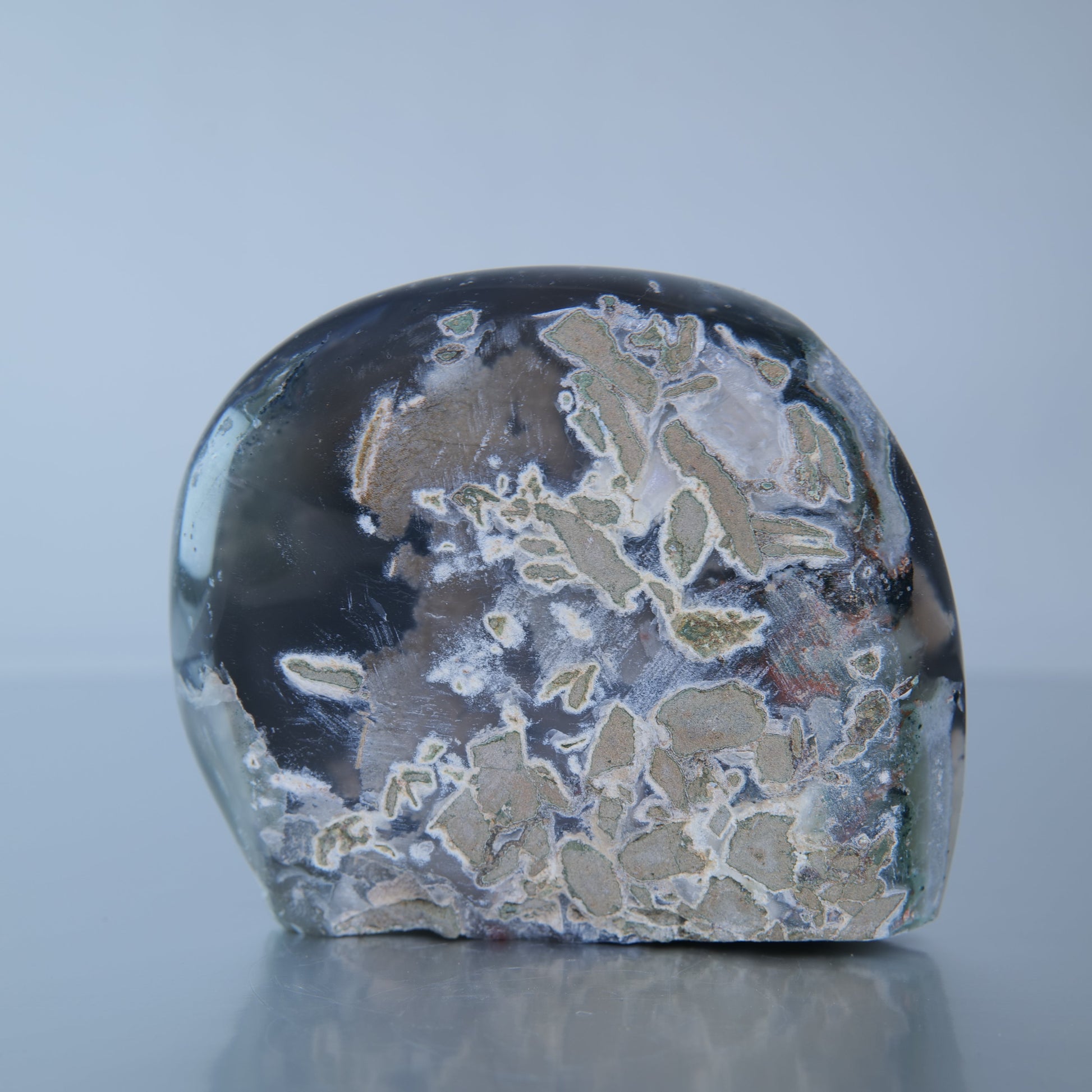 Uruguay Druzy Agate Freeform - 193g - Luna Panther