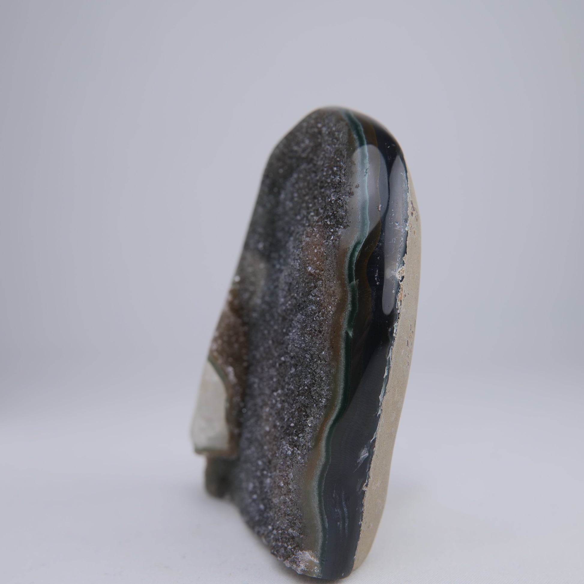 Uruguay Druzy Agate Freeform - 301g - Luna Panther
