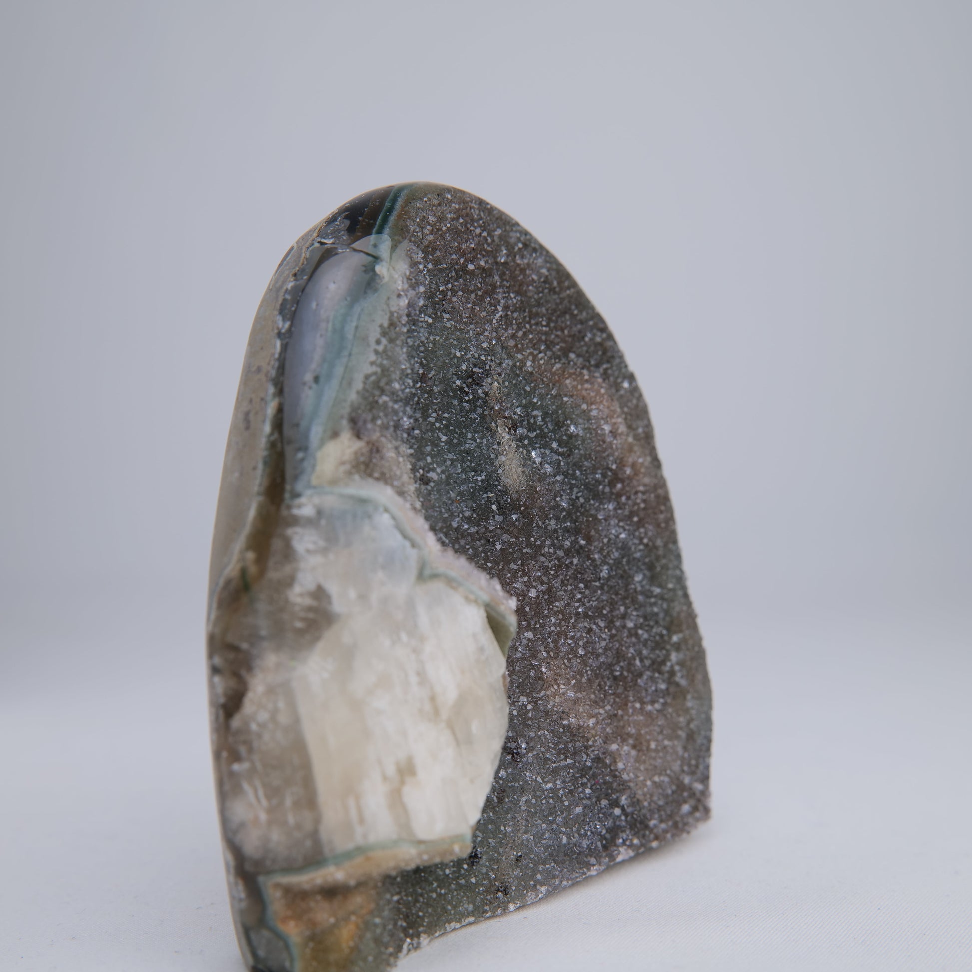 Uruguay Druzy Agate Freeform - 301g - Luna Panther