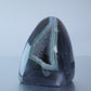 Uruguay Druzy Agate Freeform - 301g Green Rim - Luna Panther