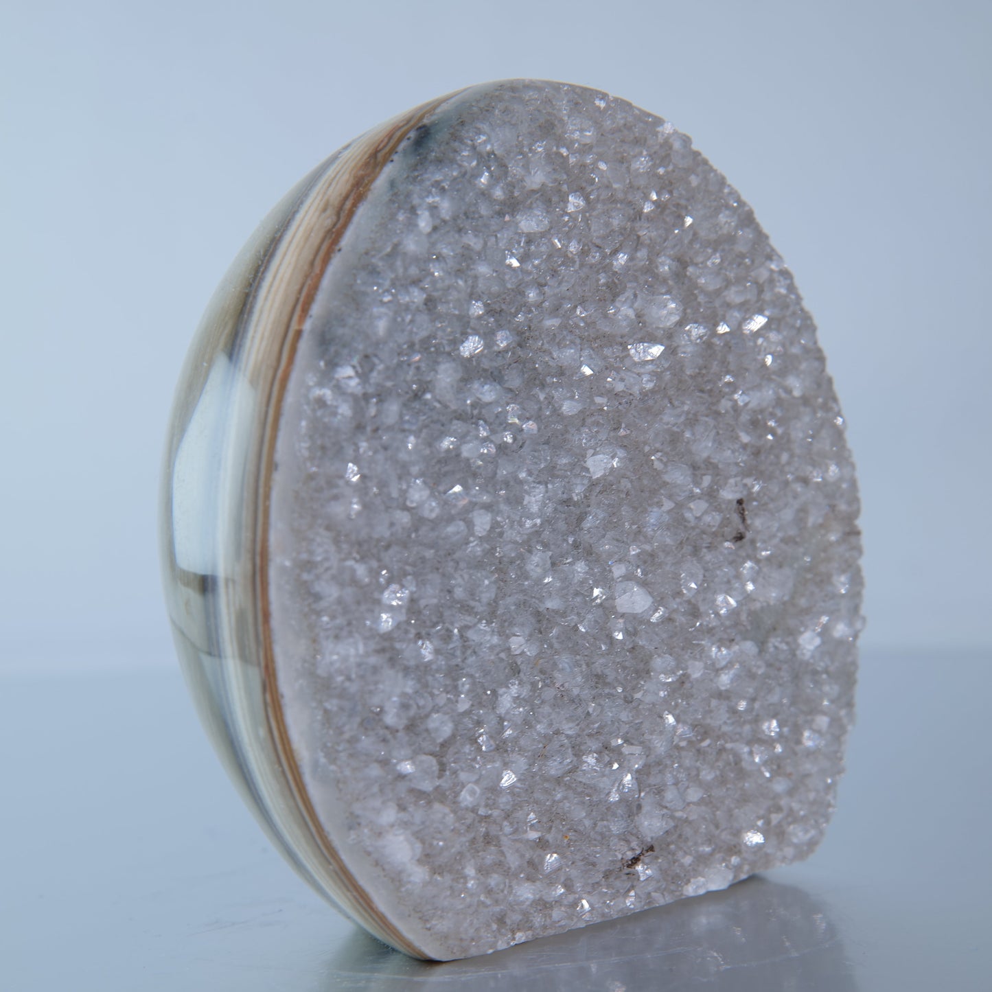 Uruguay Druzy Agate Freeform - 342g - Luna Panther
