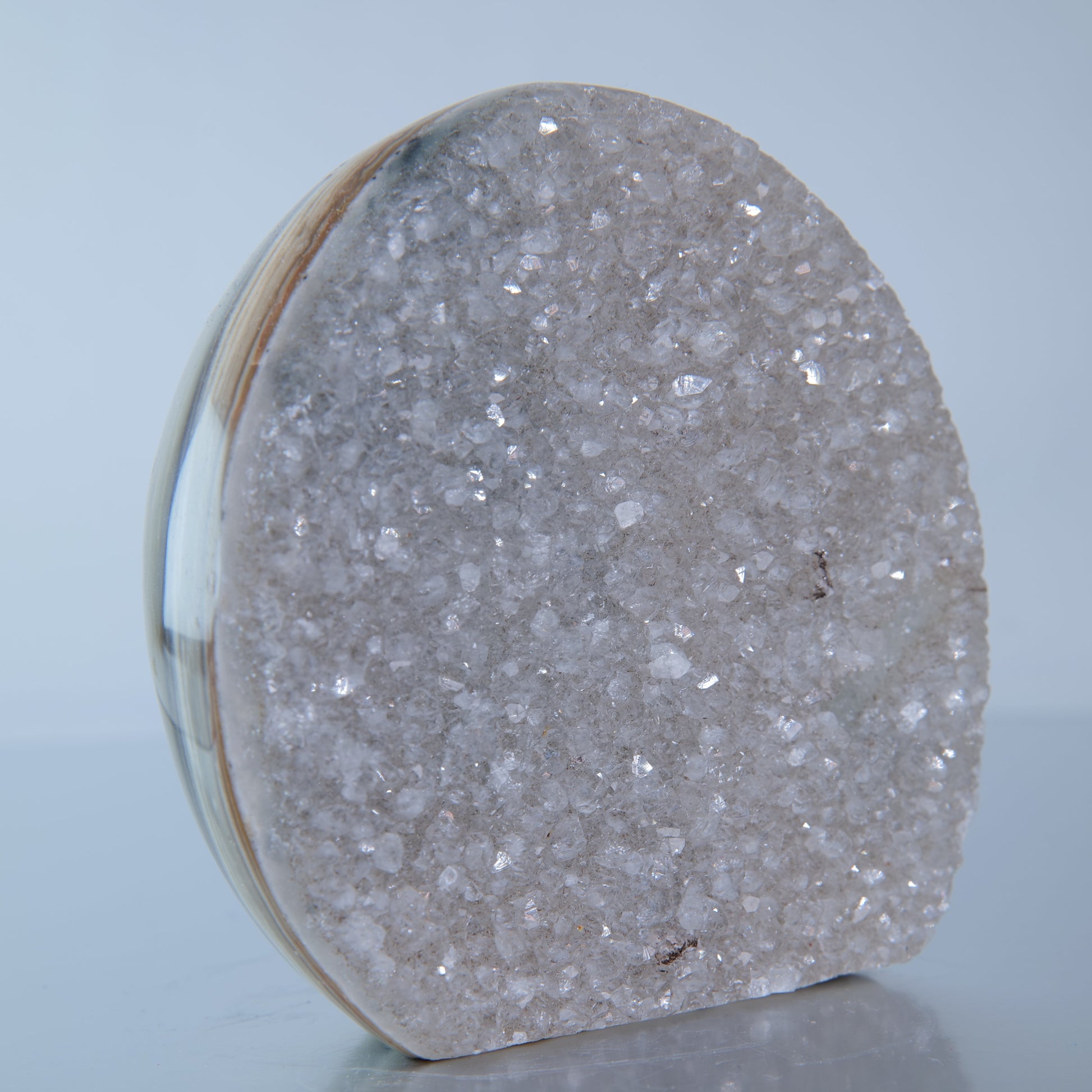 Uruguay Druzy Agate Freeform - 342g - Luna Panther