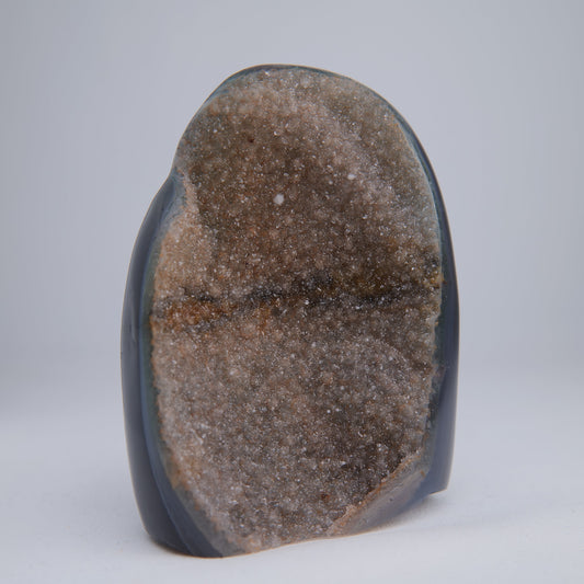 Uruguay Druzy Agate Freeform - 390g, 100mm - Luna Panther