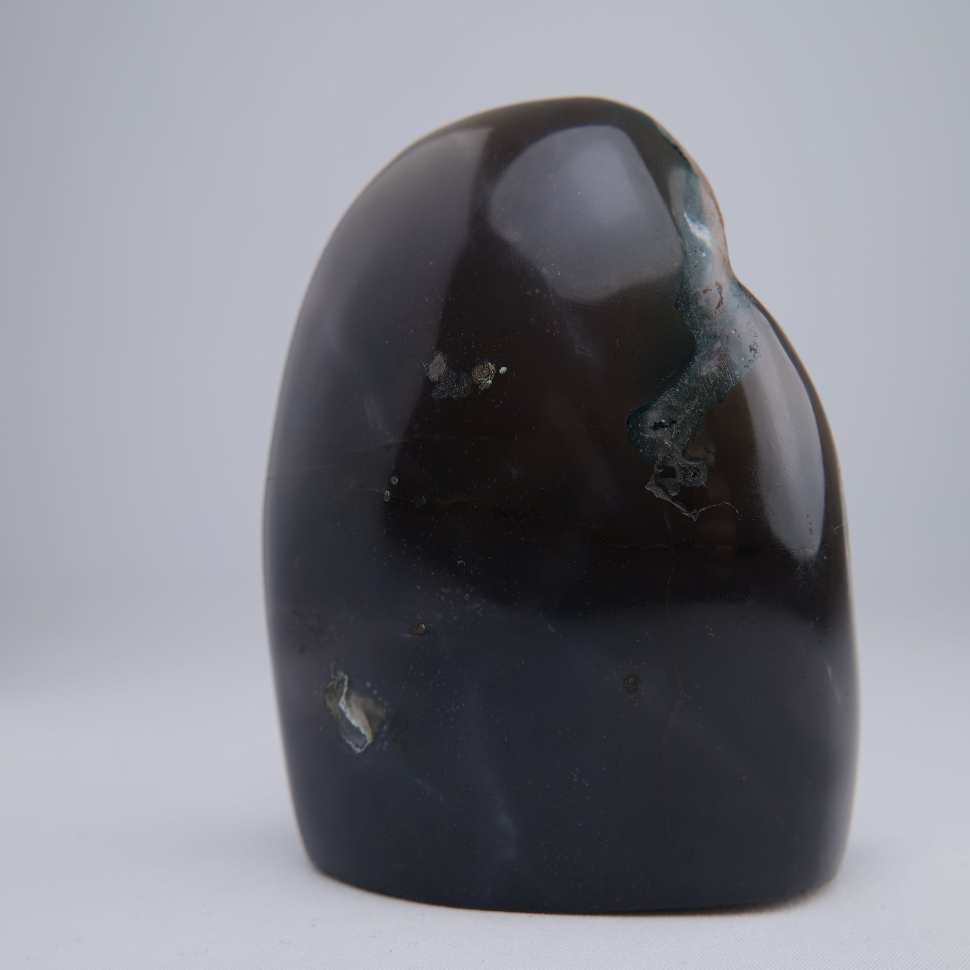 Uruguay Druzy Agate Freeform - 390g, 100mm - Luna Panther