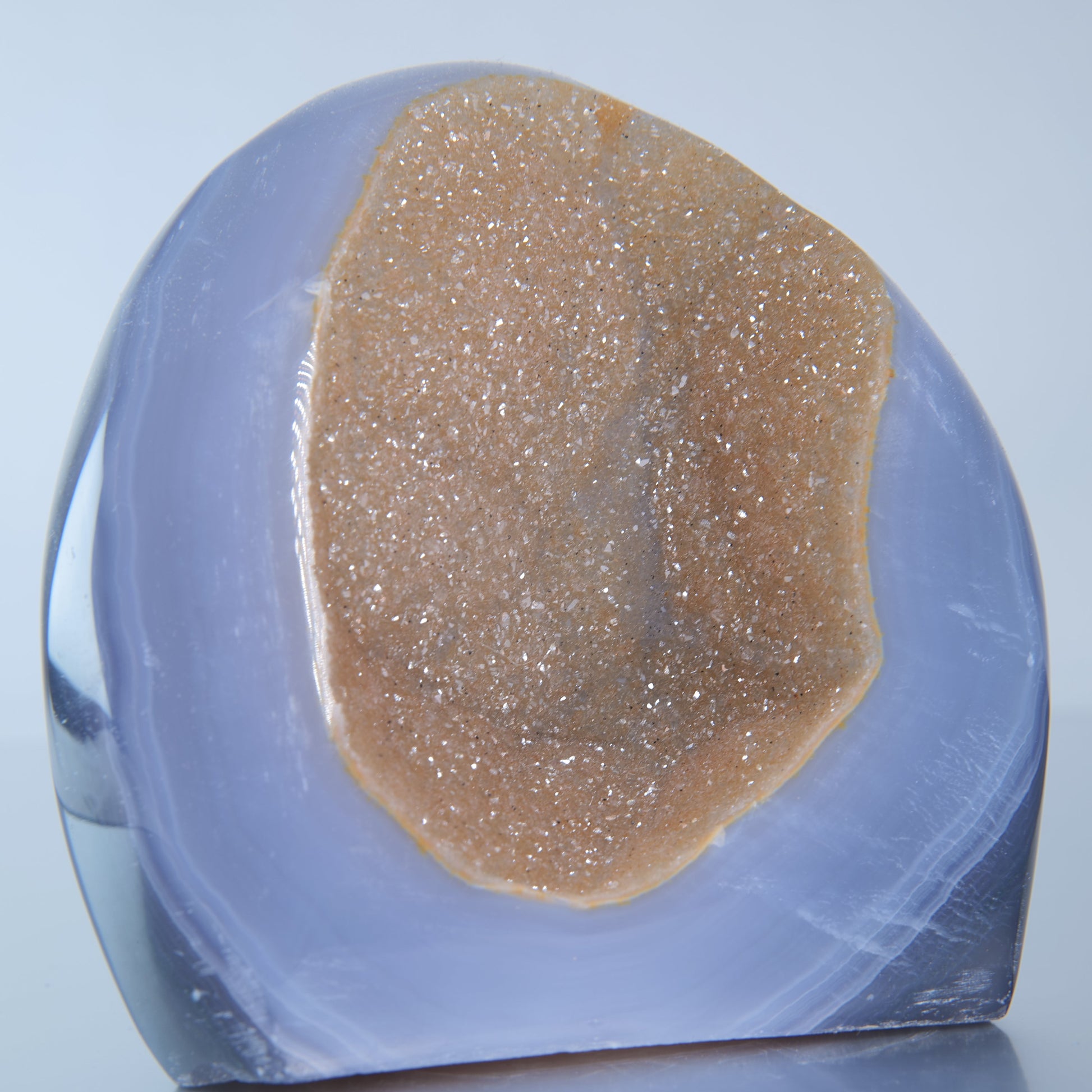 Uruguay Druzy Agate Freeform - 402g - Luna Panther