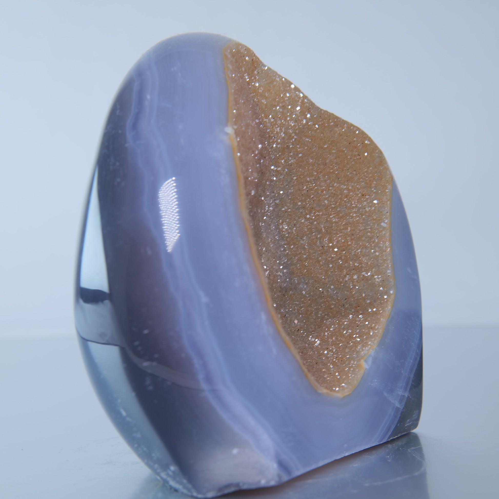Uruguay Druzy Agate Freeform - 402g - Luna Panther