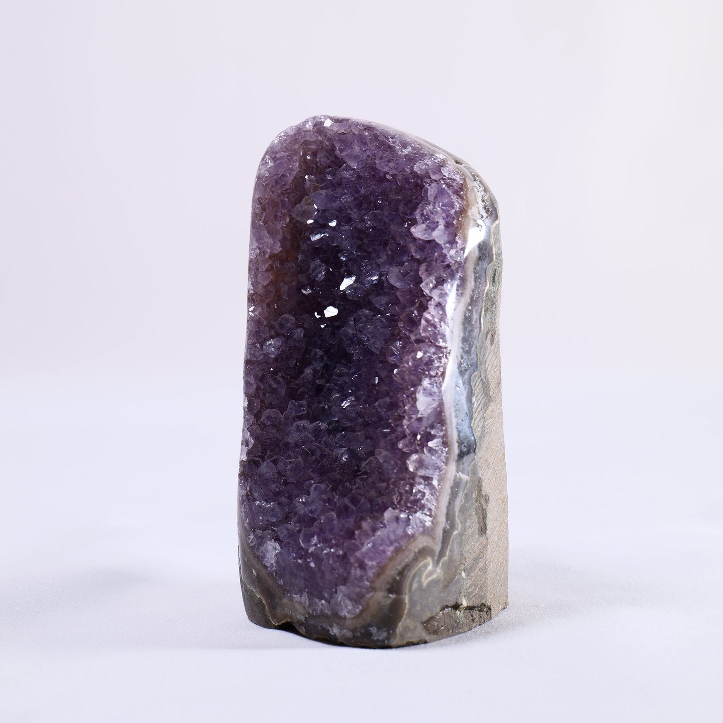 Uruguayan Polished Amethyst Geode - Luna Panther