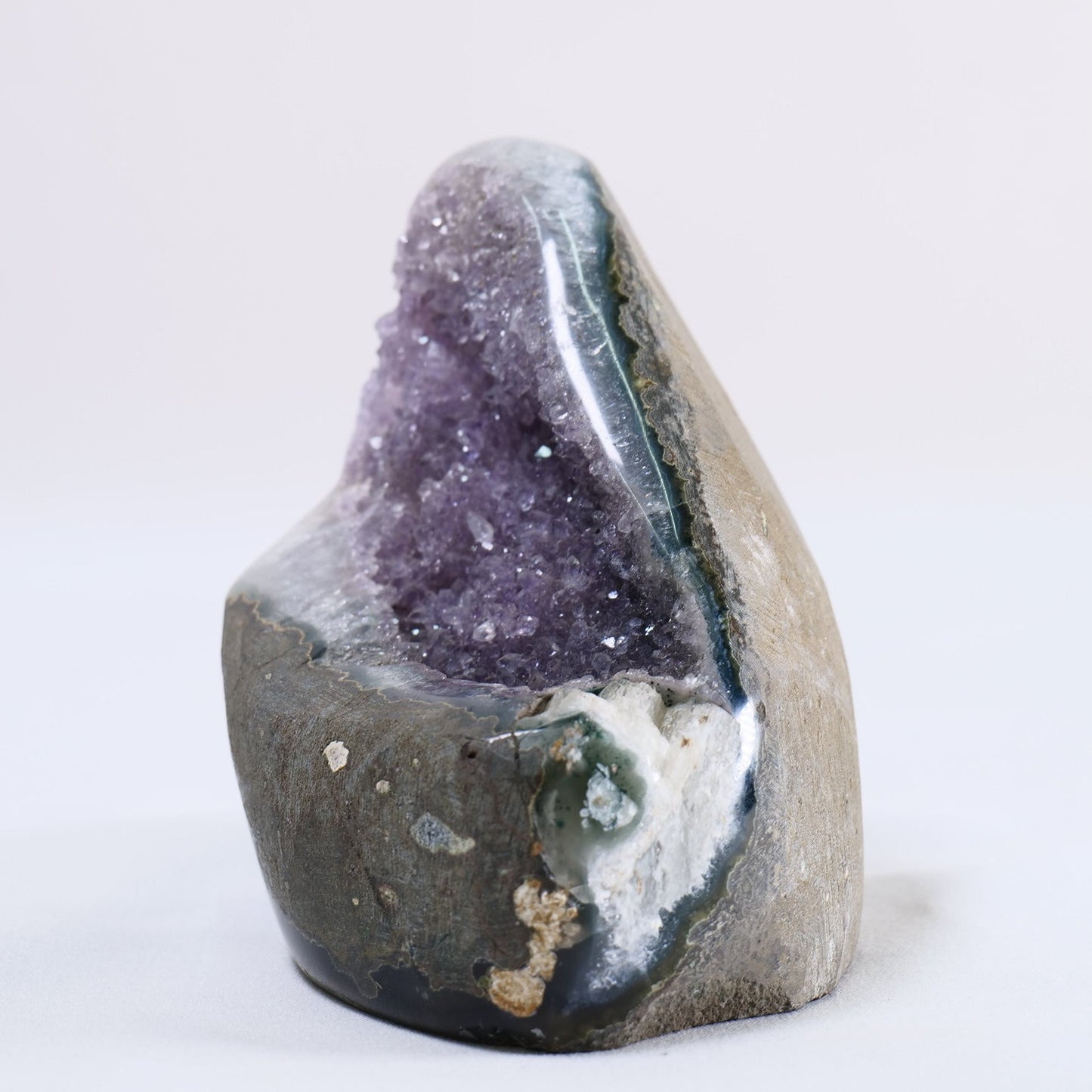 Uruguayan Polished Amethyst Geode - Luna Panther