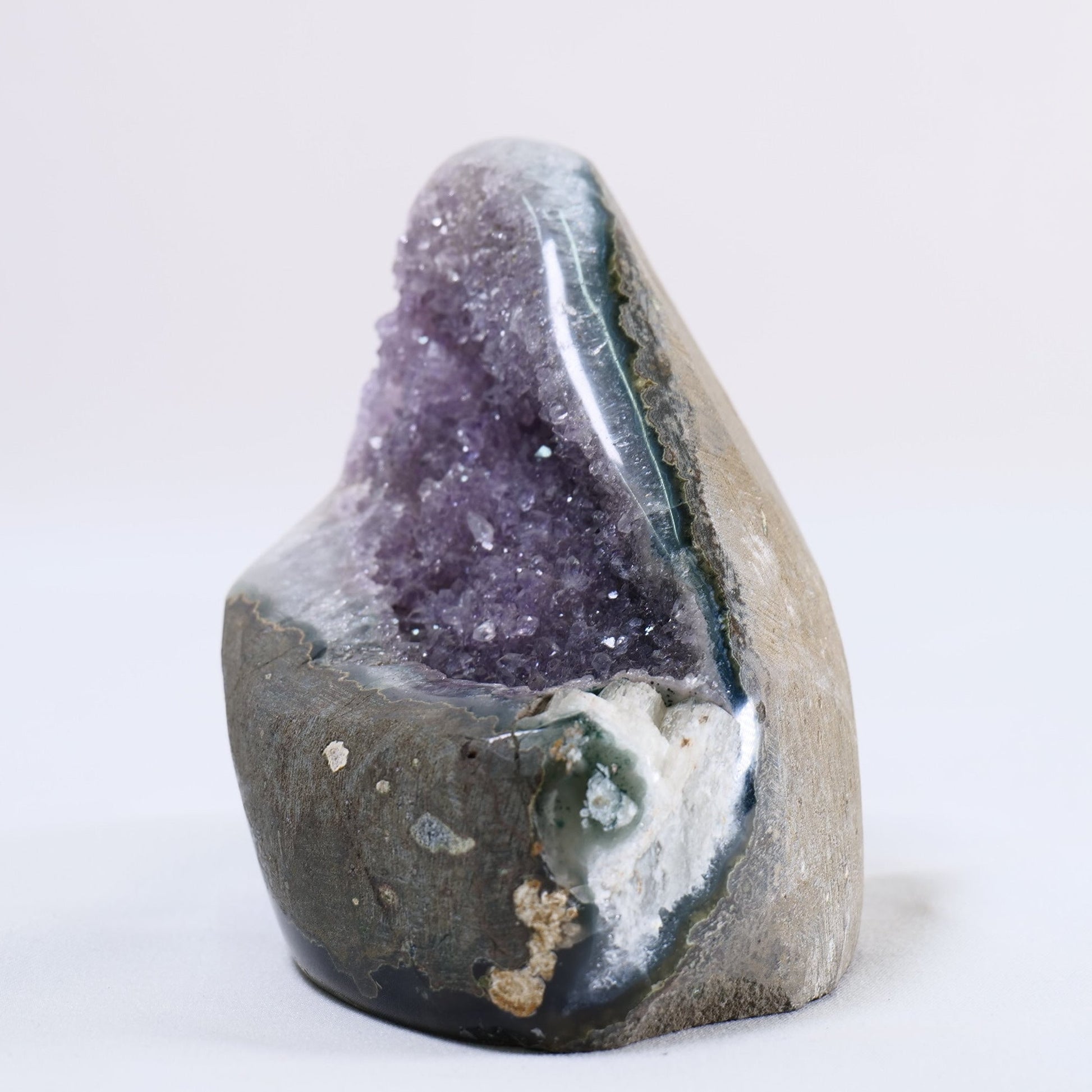 Uruguayan Polished Amethyst Geode - Luna Panther