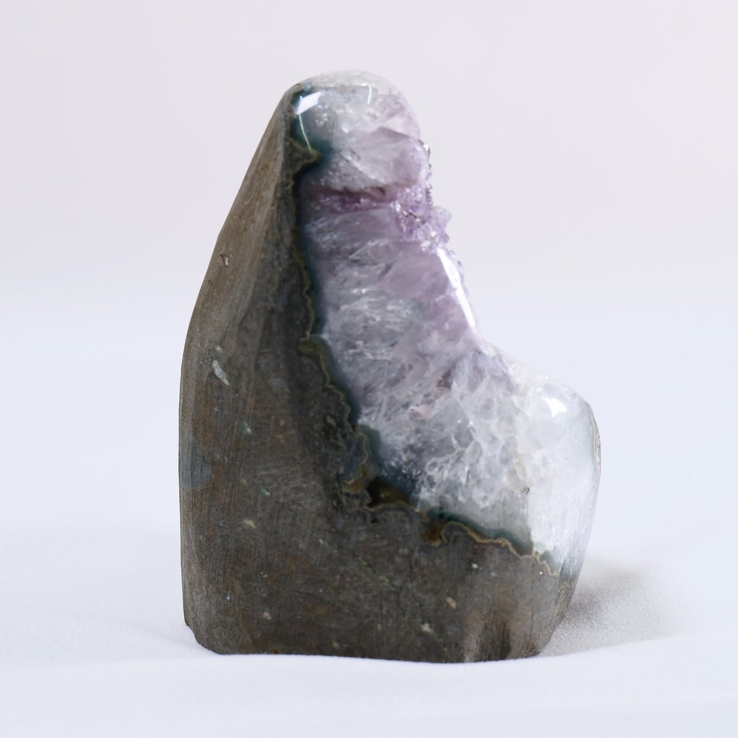 Uruguayan Polished Amethyst Geode - Luna Panther