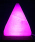 Polished Usb Pyramid Salt Lamp 9 Cm Multi featuring natural patterning and unique variations - Luna Panther