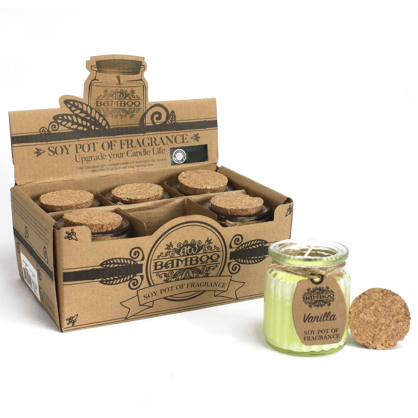 Vanilla Soy Pot of Fragrance Candles - Luna Panther
