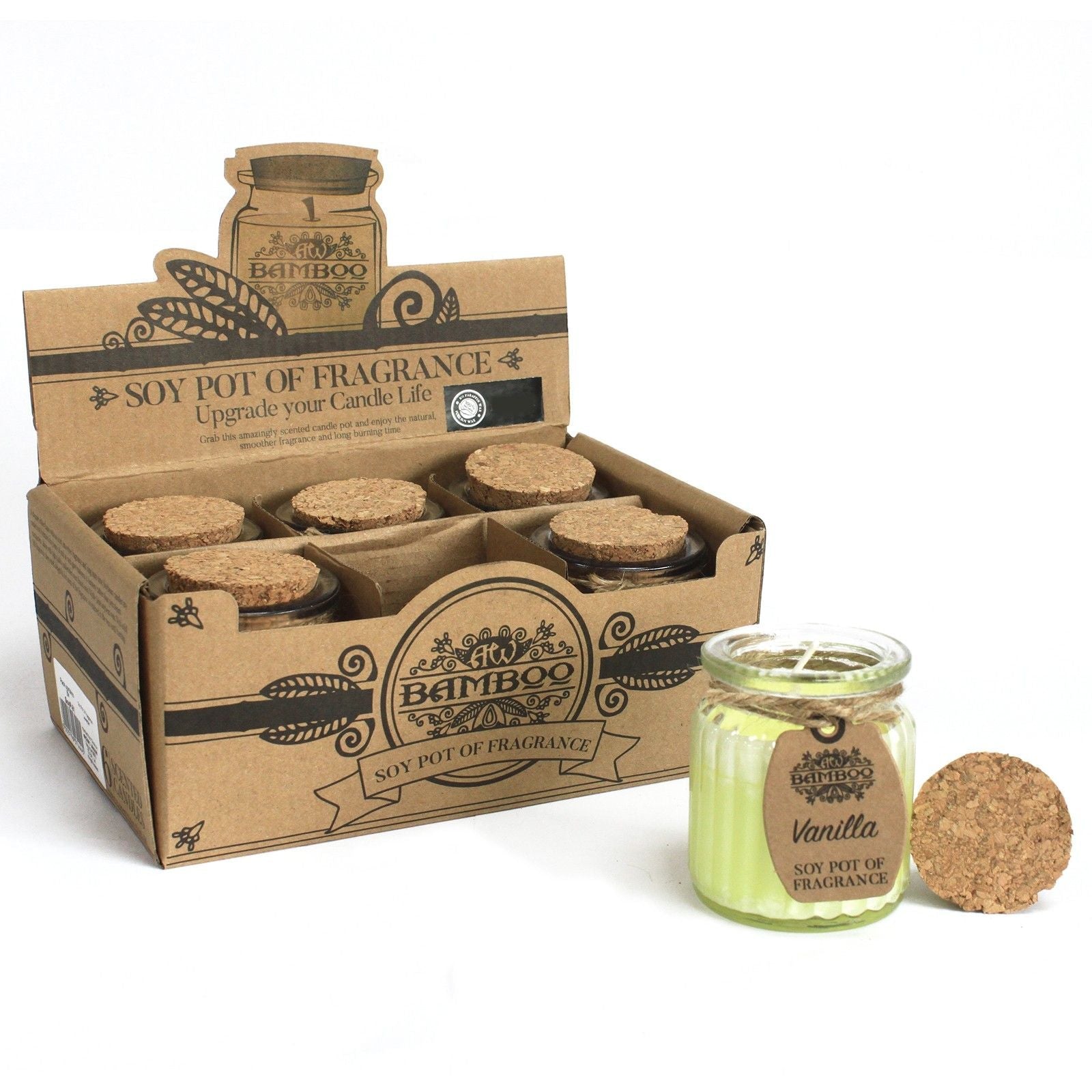 Vanilla Soy Pot of Fragrance Candles - Luna Panther