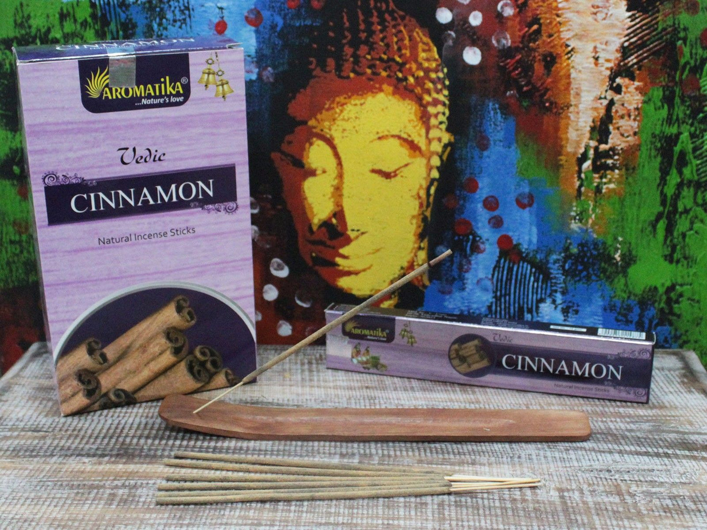 Vedic - Incense Sticks - Cinnamon - Luna Panther