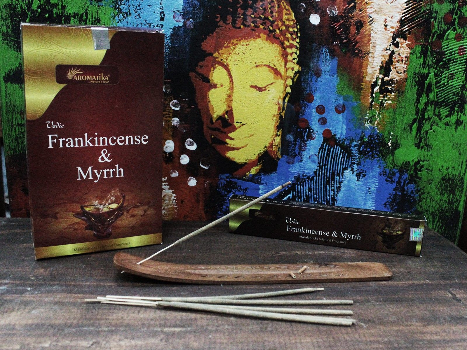 Vedic - Incense Sticks - Frank & Myrrh - Luna Panther