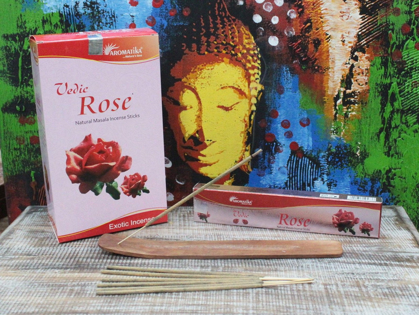 Vedic - Incense Sticks - Rose - Luna Panther