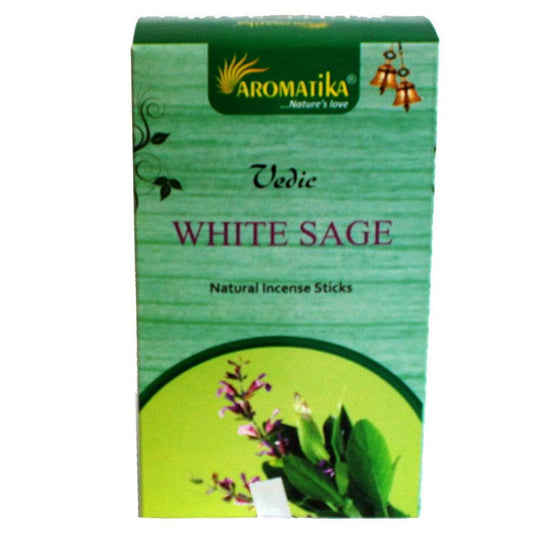 Vedic - Incense Sticks - White Sage - Luna Panther alternate view