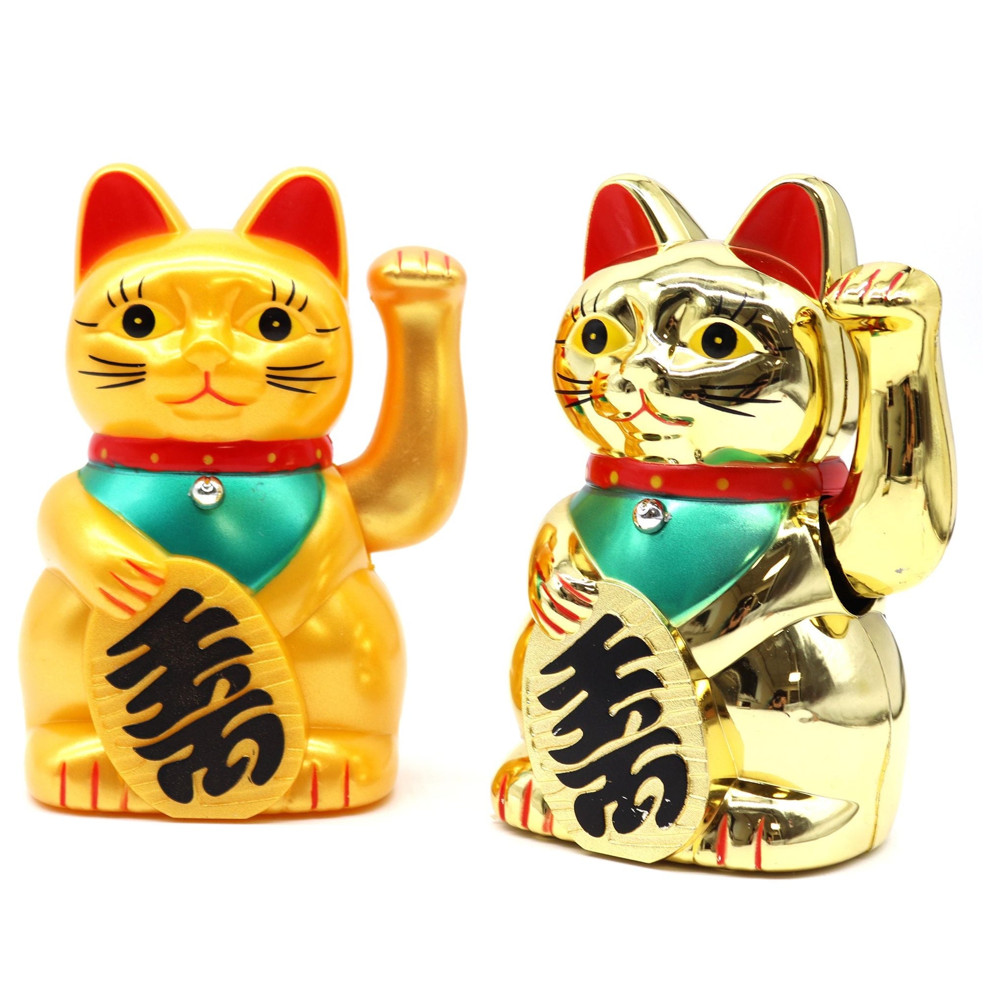 Polished Very Gold Money Cat - 15cm featuring natural patterning and unique variations - Luna Panther