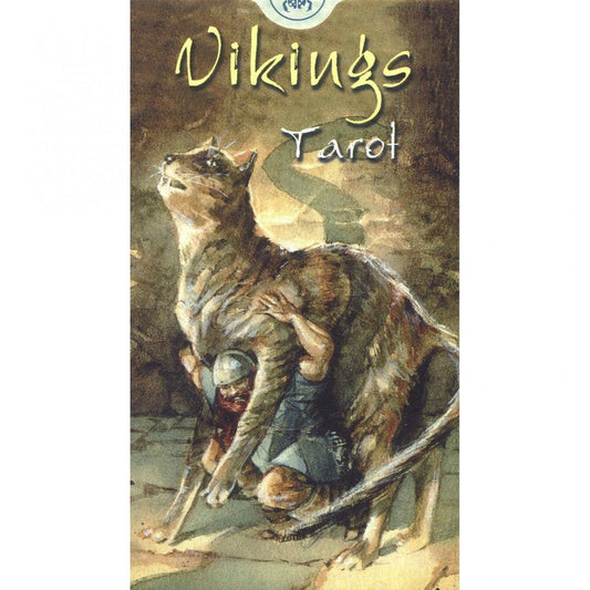 Polished Vikings Tarot featuring natural patterning and unique variations - Luna Panther