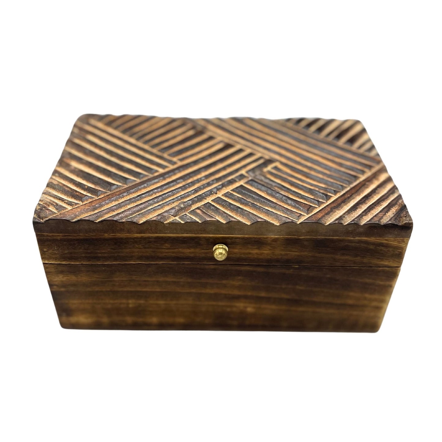 Vintage Deco - Multi Purpose Box - 22x12x10cm - Antique Lines - Luna Panther