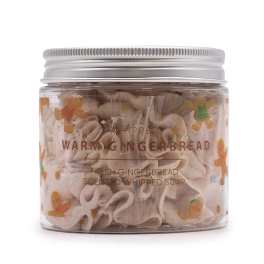 Warm Gingerbread Whipped Soap 120 g — bath & body, image 1 of 5.