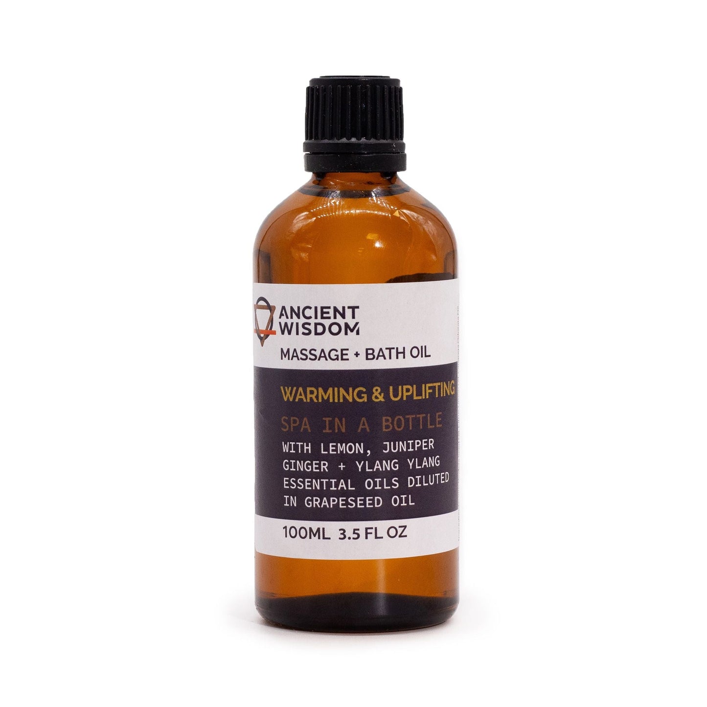 Warm & Uplifting Massage Oil - 100ml - Luna Panther