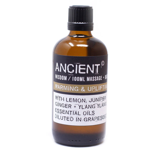 Warm & Uplifting Massage Oil - 100ml - Luna Panther