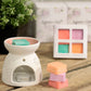 Wax Melter with Four Soy Wax Melts - Luna Panther