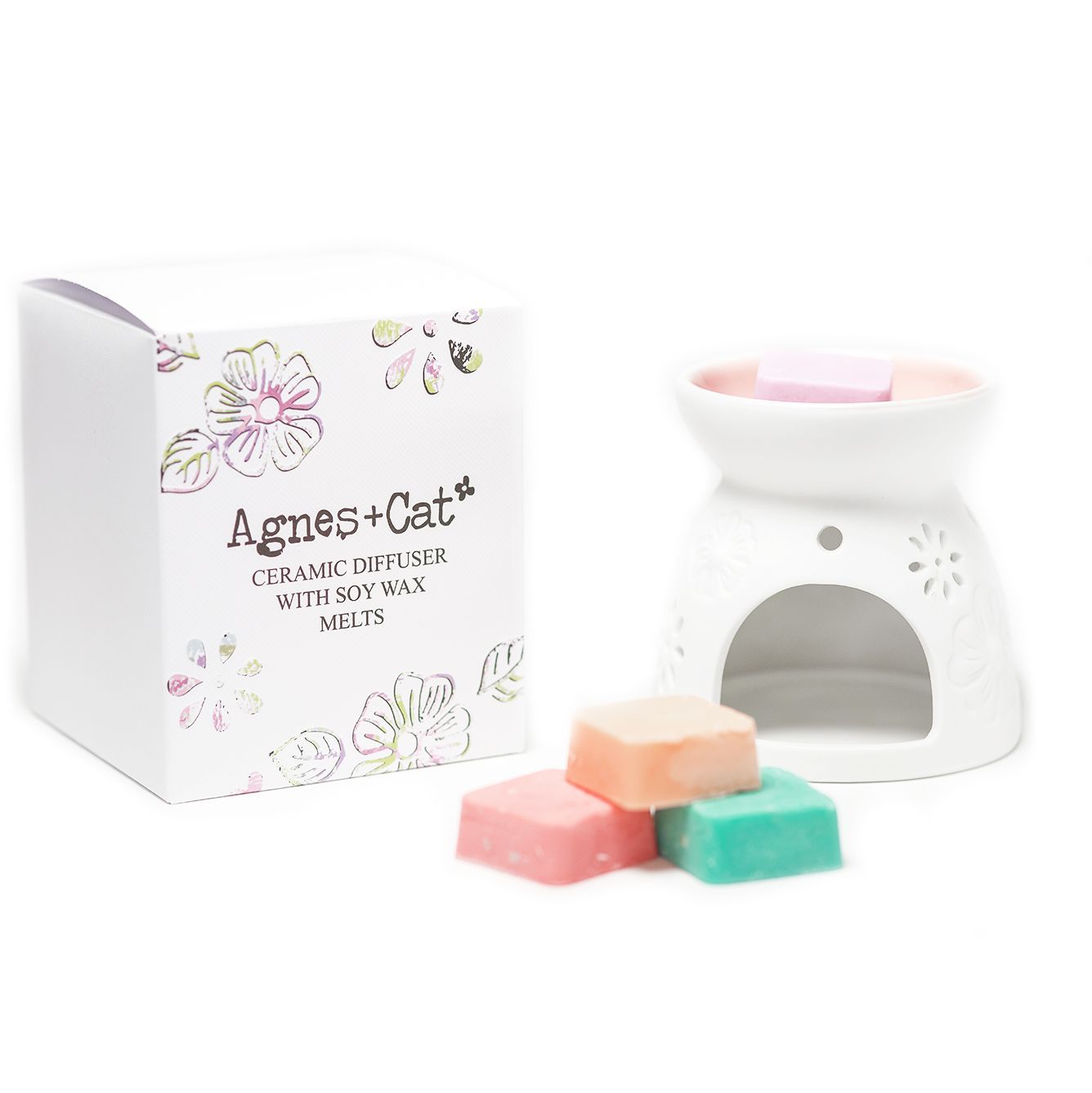 Wax Melter with Four Soy Wax Melts - Luna Panther