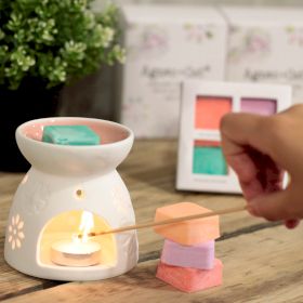 Wax Melter with Four Soy Wax Melts - Luna Panther
