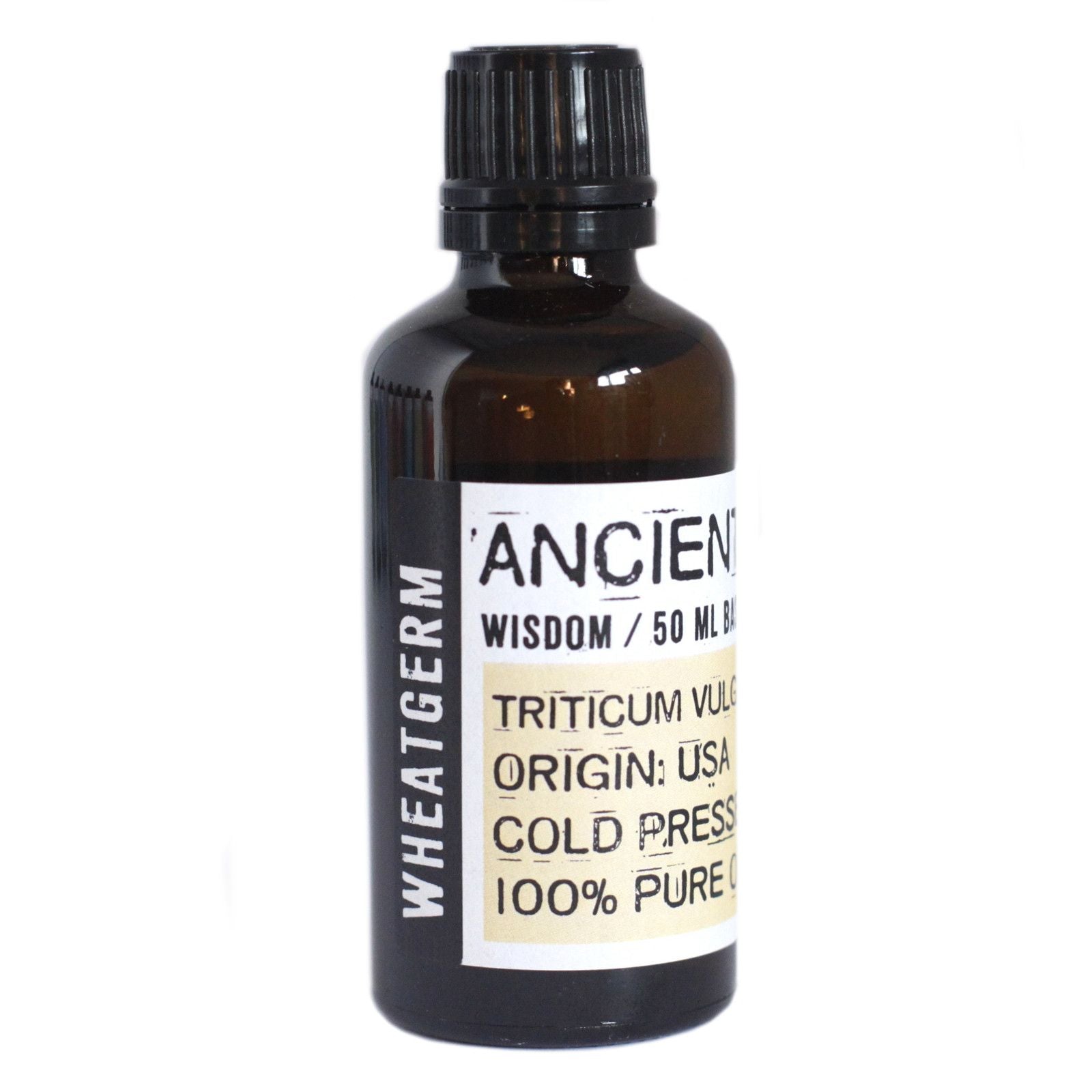 Polished Wheatgerm Oil - 50ml featuring natural patterning and unique variations - Luna Panther